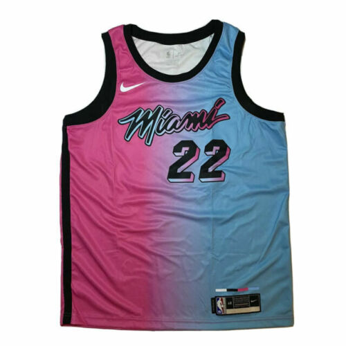 Nike NBA Miami Heat City Edition Jimmy Butler 22 Dri-FIT Swingman Jersey Black