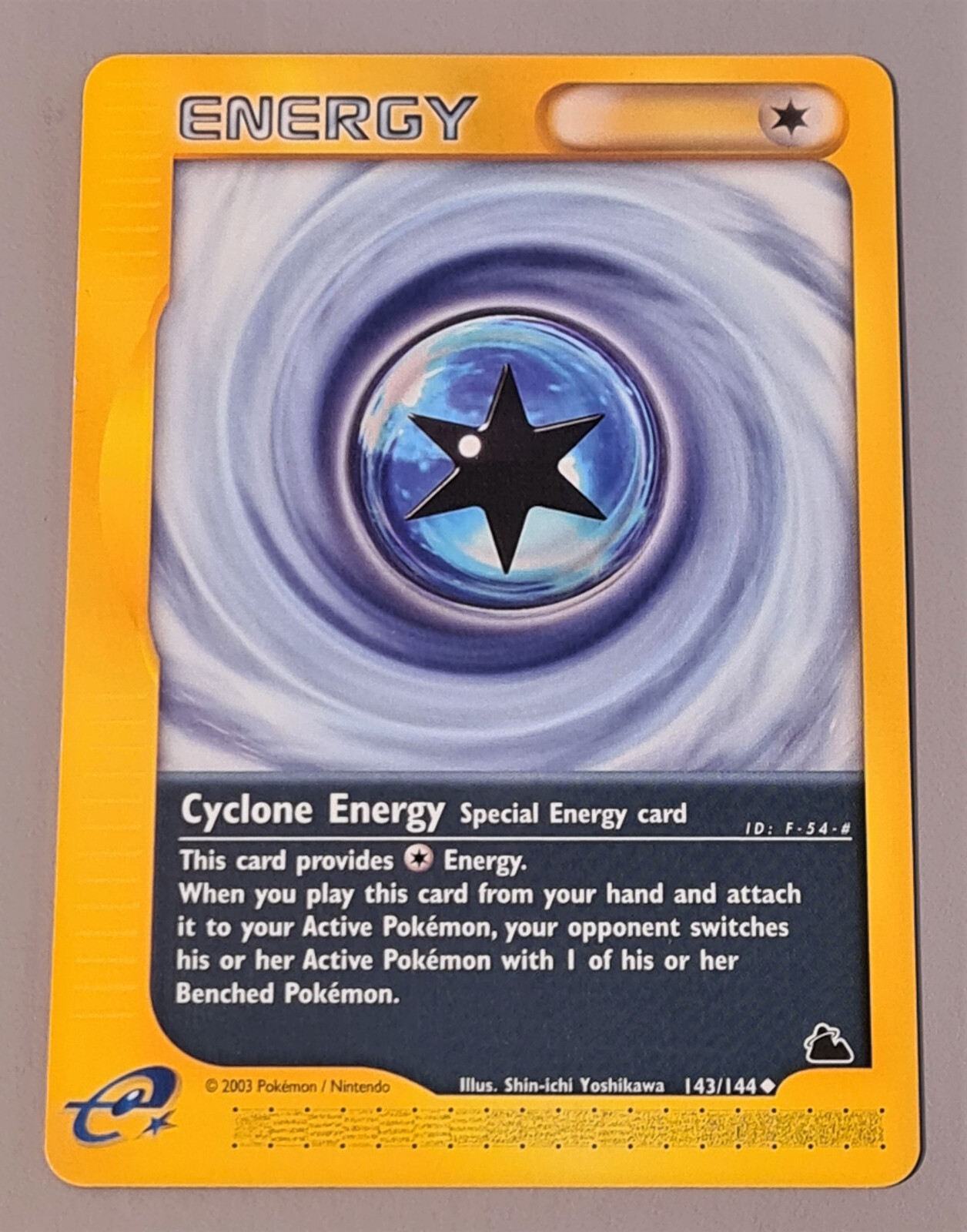 Cyclone Energy #143/144 Uncommon from Skyridge 2003 Pokemon English Mint Vintage