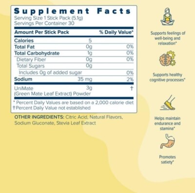 UNICITY UNIMATE (Lemon, 30 Pouches) | eBay