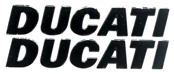 3D Adesive Schrift Ducati 848 1098 Panigale Multistrada Hypermotard-image