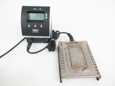 WELLER WD 1 85W DIGITAL SOLDERING STATION & WHP 80 WHP80 PREHEATING PLATE WD1 V
