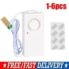 Water Leak Alarm Flood Level Overflow Detector Sensor Home Security Alert Lots