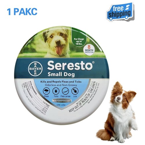 New Flea and Tick Collar for Small Dogsup 18 Ibs 8 Month Protection Collars US