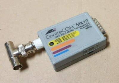   ALLIED TELESIS Centre Com MX 10S IEEE802.3 Microtransciever 10 Base 2