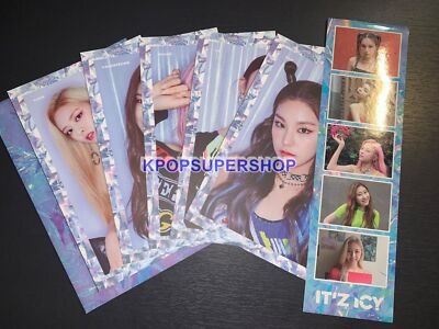 ITZY 1st Mini Album ITZ ICY Preorder Postcard Set Envelope Sticker