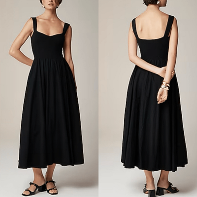 black champagne dress La Rue Bow Bust Mini Dress Black/Champagne main image 0