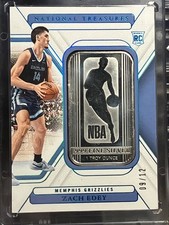 2024-25 National Treasures Silver Bar Zach Edey RC 9/12 🔥