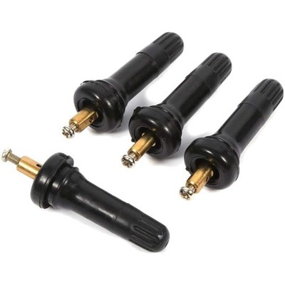 Ventil Schrader Sensor, 4 Stück, Auto Reifendrucksensor, TPMS Ventil, Gummive...