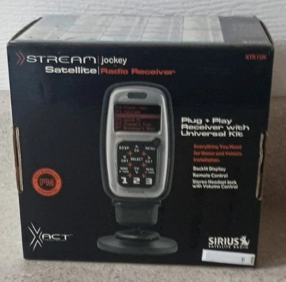 Receptor de radio satelital Stream Jockey Sirius XTR1UK Plug N Play receptor Foto 4 de 4