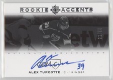2021 Upper Deck Ultimate Collection Rookie Accents 32/99 Alex Turcotte Auto 0il7