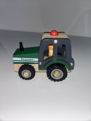 Magni Holz Traktor Profil Gummireifen gebrauchter Artikel (einige kleine kleinere Spuren)