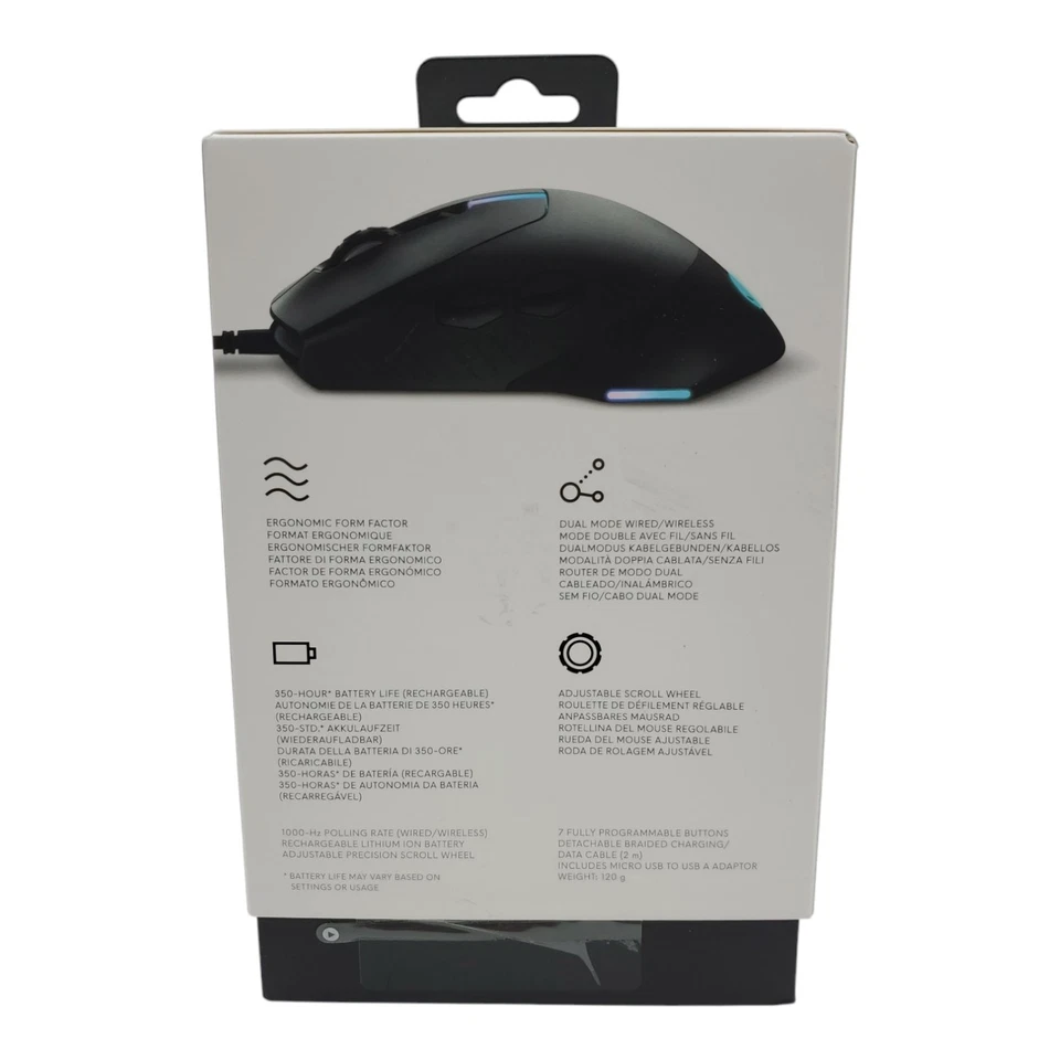Alienware AW610M Wired/Wireless Gaming Mouse Ergonomic Adjustable Scroll Wheel - Image 4 of 4