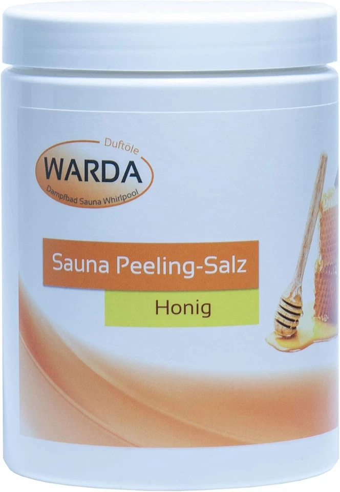 Warda Sauna Dusch und Peelingsalz, 1 Kilo Honig