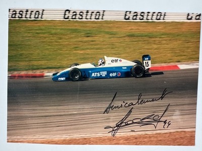 Franck Lagorce   - Formel 1 -  original Autogramm   - Größe 15  x 10 cm