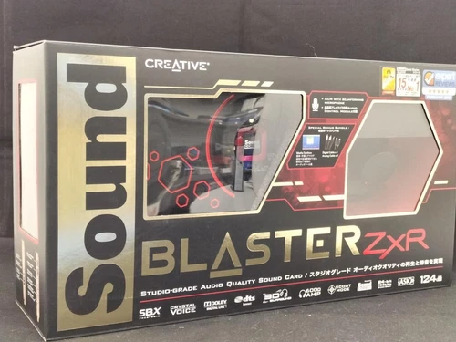 Creative Sound Blaster ZxR PCIe Audiophile Grade Gaming Sound Card 24-bit/192kHz