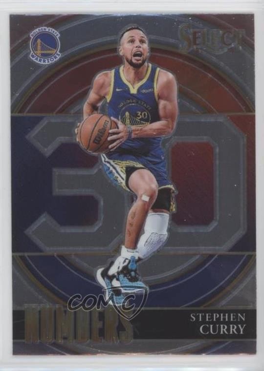 2021-22 Panini Select Select Numbers Stephen Curry #5 s1i