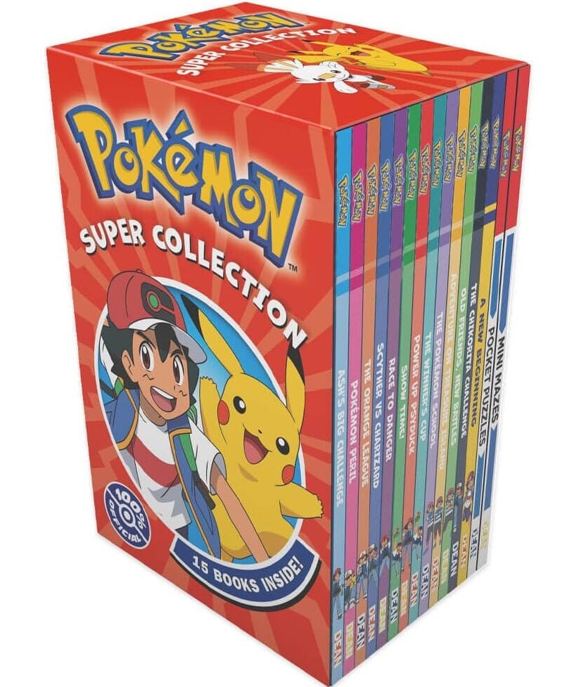 Pokemon Super Collection 15 Books Paperback Box Set - Ages 5-8