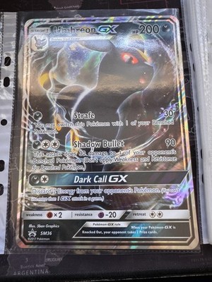 Pokemon Umbreon GX Jumbo Promo SM36 Oversized Holo Near Mint