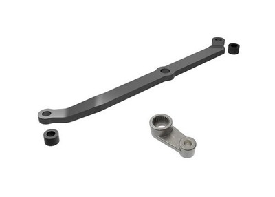 Traxxas TRX9748-GRAY Lenkungs-Link grau, Alu TRX-4M