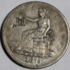 1875 S TRADE SILVER DOLLAR "XF SOLID GRADE, CHOPMARK" - HISTORY IS INCREDIBLE 💥
