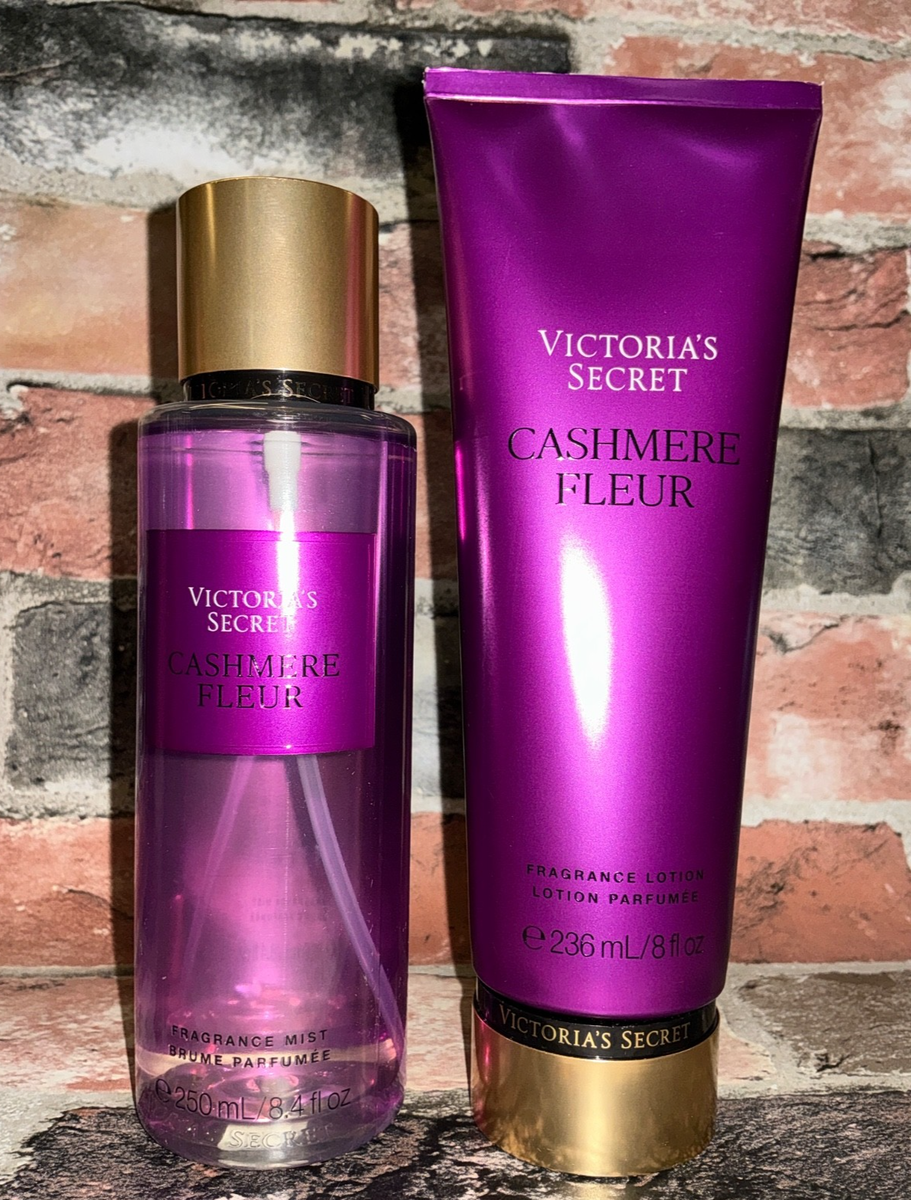 Victoria's Secret Cashmere Fleur Fragrance Mist + Body Lotion Set