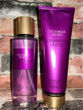 Victoria's Secret Cashmere Fleur Fragrance Mist  Body Lotion Set Sugared Rose