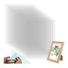 50 St&uuml;ck Klare Acetat-Bl&auml;tter Transparente Plastikkarten F&uuml;r W&auml;rmepr&auml;gung