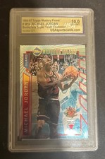 1996-97 Topps Mystery Finest # M14 Michael Jordan Borderless Super Champion 10