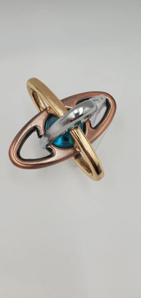 EZ Atom Metal Brainteaser Puzzle in Box with Solution Paper - Hawthorne Direct  - Image 4 of 4