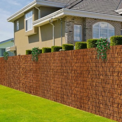 Natural Reed Fence,6FT X 16.4FT Bamboo Fencing Privacy Reed Screening for Outdoo