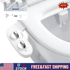 Bidet Fresh Water Spray Kit Non Electric Toilet Seat Attachment Pressure Control