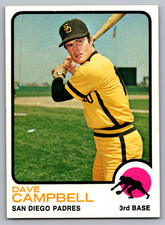 1973 Topps #488 Dave Campbell San Diego Padres