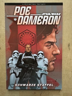 Star Wars Panini Poe Dameron Limitiertes Variant Schwarze Staffel PB Z1 rar