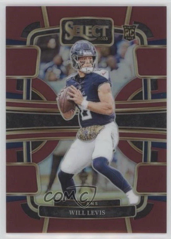 2023 Panini Select Concourse Maroon Prizm /149 Will Levis #96 Rookie RC