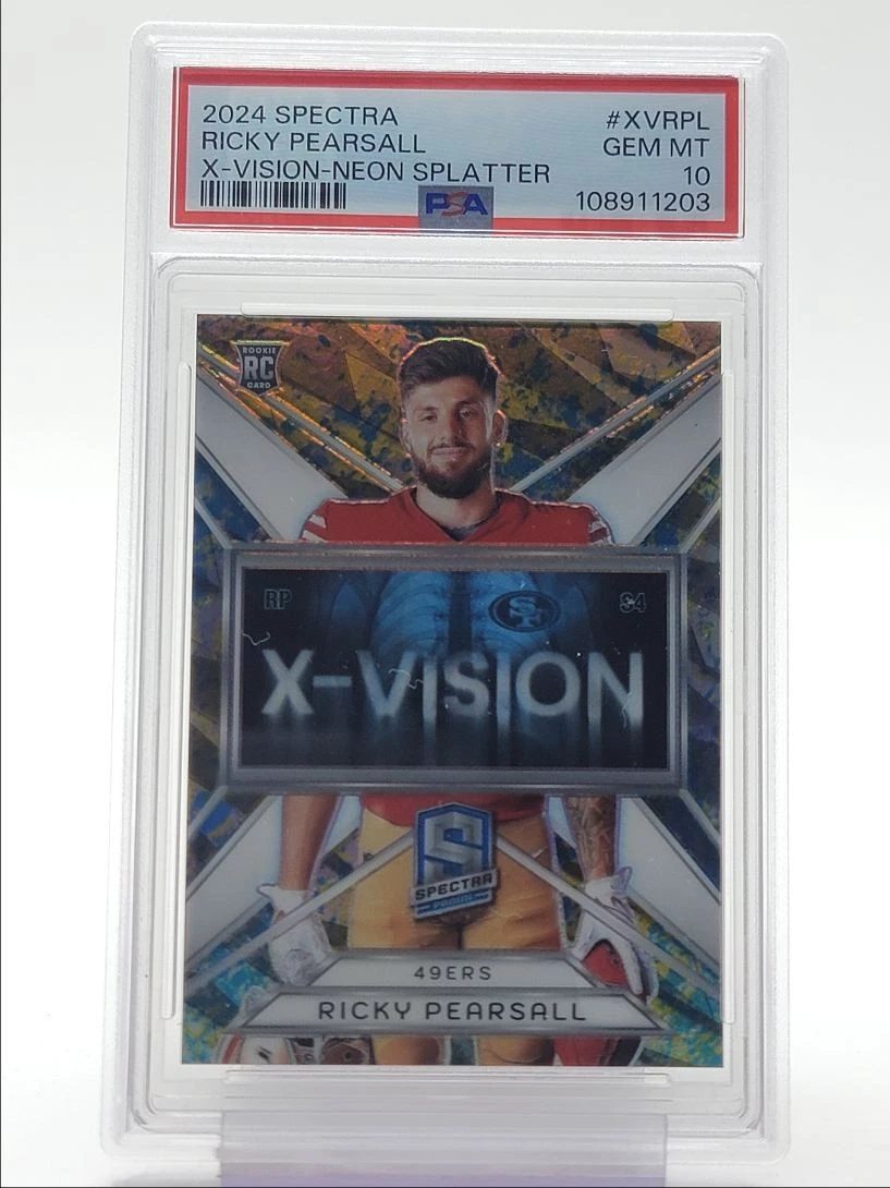 Ricky Pearsall Panini Spectra X-Vision #XVRPL Neon Splatter