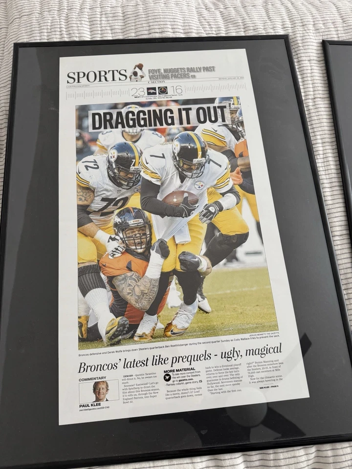 Pacote de recordações do 50º Super Bowl Denver Broncos cor dourada - Imagem 4 de 4