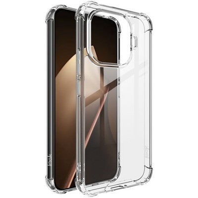 IMAK For XiaoMi 15T Pro Luxury 4 Airbags Clear Soft Rubber Shell Back Case Cover