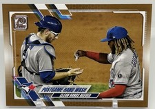 Postgame Hand Wash 2021 Topps Series 1 Gold /2021 #159 Toronto Blue Jays