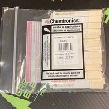 CC50 - CHEMTRONICS - 50PCS Swab, Single Head Synthetic Chamois Tip 3.25"