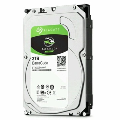 Seagate Barracuda ST3000DM007 3TB SATA SATA 600 3.5in Internal Hard Disk Drive