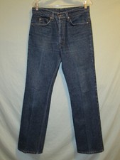 Vintage 70's Levis 20517 0217 Orange Tab Jeans 33x32 32x31 actual USA Made
