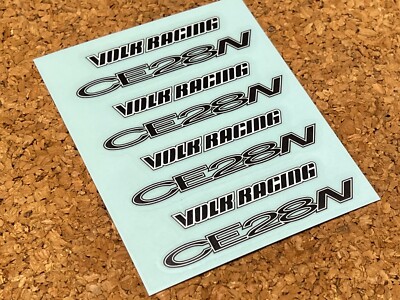 High-Quality Rays Volk Racing CE28N Replacement Sticker (Japan Material) #R16
