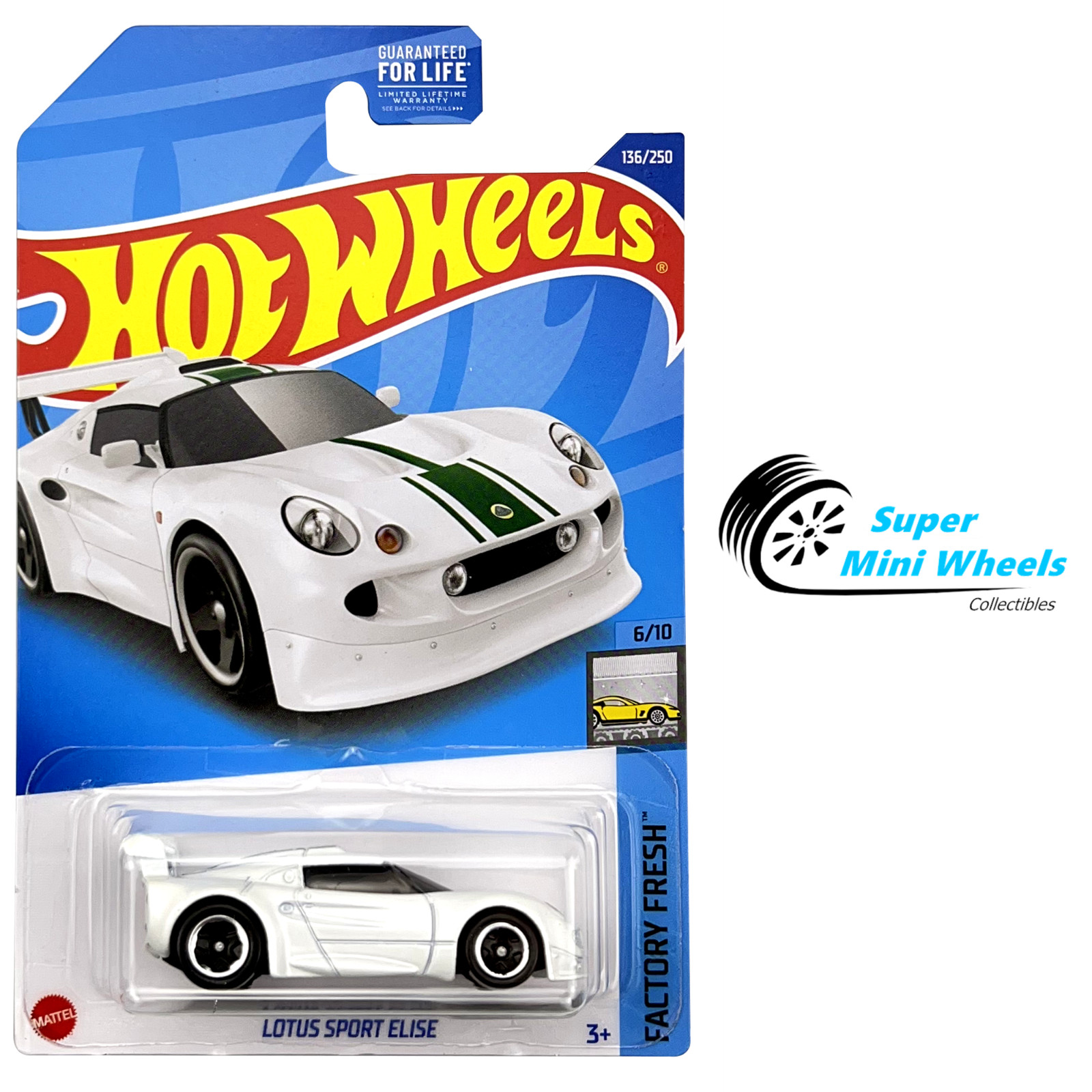 Hot Wheels 2022 #136 - Lotus Sport Elise (White)