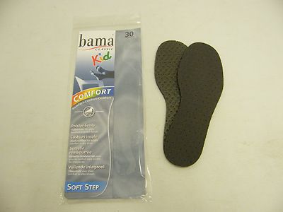 BAMA KINDER EINLEGESOHLE SOFT Gr. 25-29 FUßPOLSTER SOHLE POLSTERT ATMUNGSAKTIV