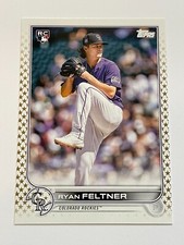 2022 Topps Baseball Gold Stars Rookie #373 - Ryan Feltner - Colorado Rockies