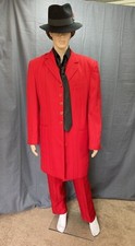 Red Zoot suit - great condition, adult R42 coat