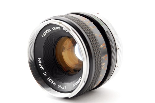 [Exc+3] Canon FD "O Lens"50mm f1.8 MF Standard Lens From JAPAN
