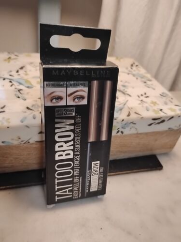 Maybelline New York Brow Tattoo Easy Peel Off Brow Tint Light Brown - Picture 1 of 1