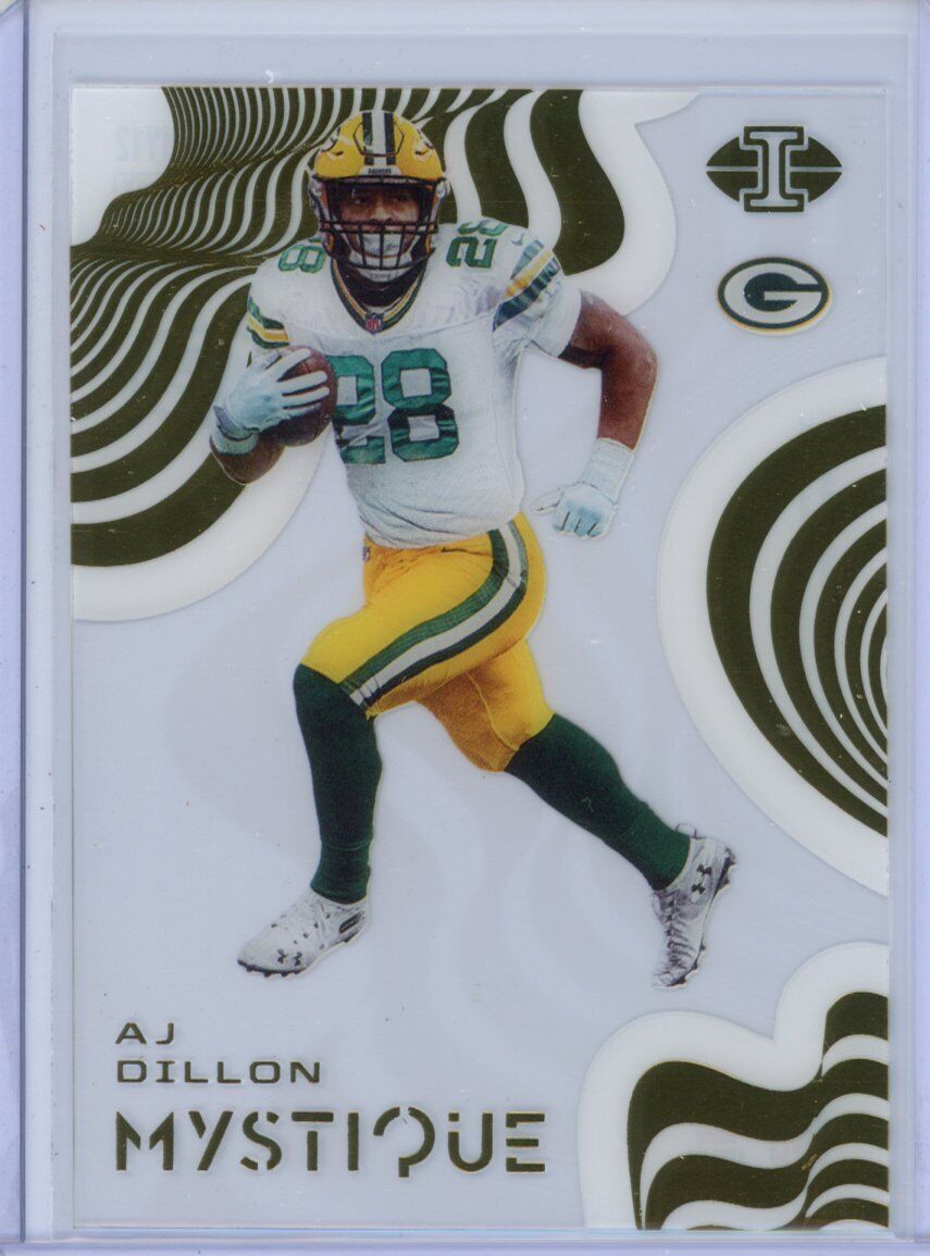 2020 Panini Illusions #MY12 AJ Dillon Mystique RC