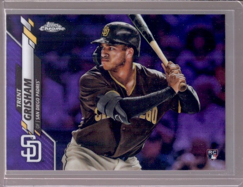 TRENT GRISHAM 2020 Topps Chrome #101 Purple Refractor Rookie RC #159/299